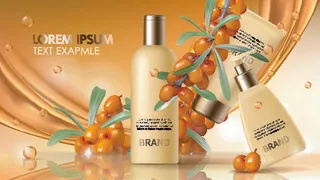 设计广告化妆品素材