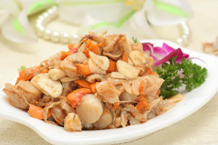 凉拌扇贝丁 20元 （大图）