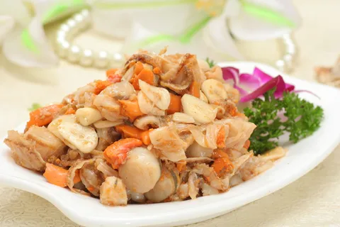 凉拌扇贝丁 20元 （大图）