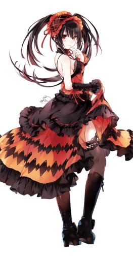 动漫女孩 PNG免抠(641x1246)