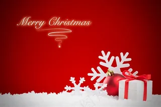 简约喜庆节日贺卡高清图片