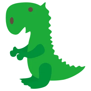 卡通绿色恐龙