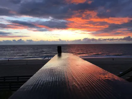 黄昏火烧云高清图片