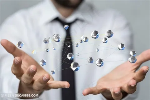 商务人士手中的网络高清图