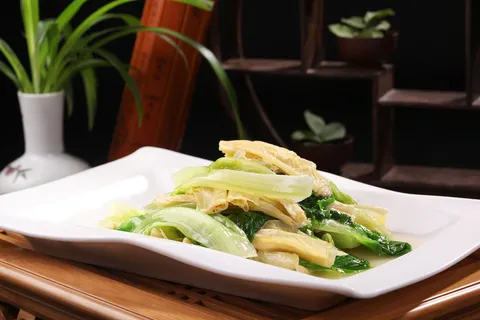豆筋炒时蔬