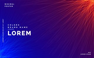 红蓝对比科技炫酷风高清质量海报PPT背景素材16953