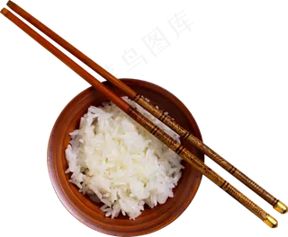 米饭大米饭水清水白米饭免抠