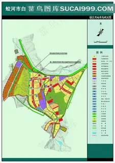 镇区用地布局规划图