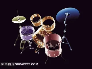 X光打击乐透视图素材