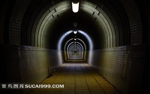 神奈川的横滨隧道夜景摄影