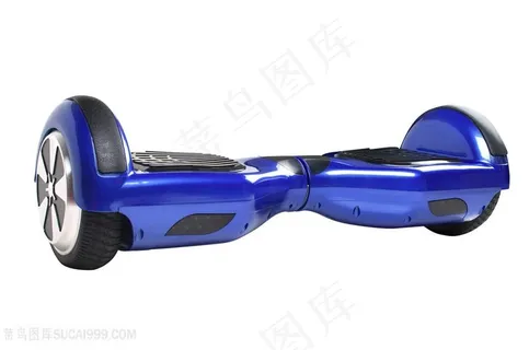 蓝色智能代步车的人物高清图片