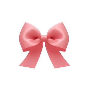 粉色蝴蝶结免抠