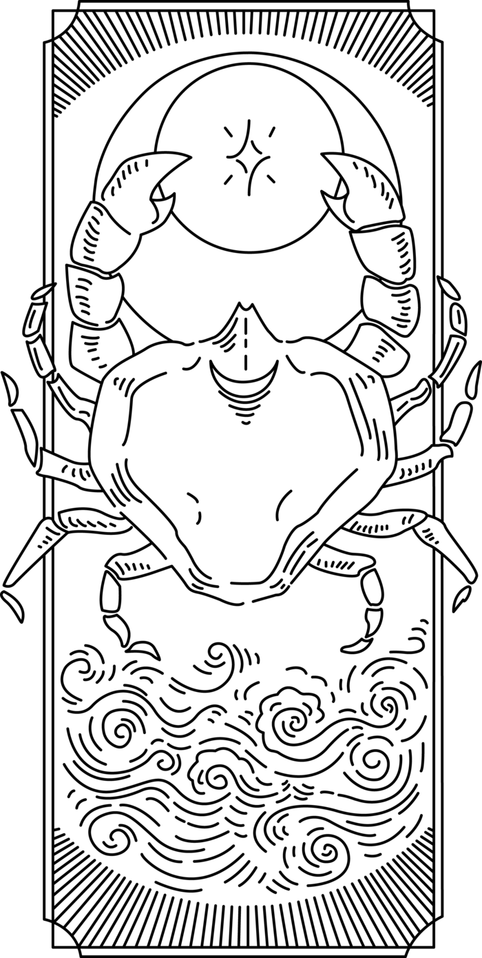 塔罗牌线稿免抠素材