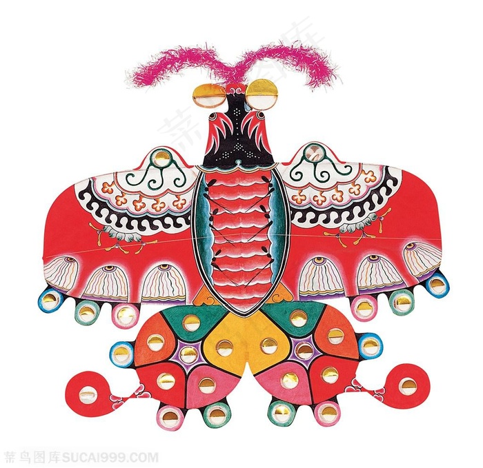 彩色蝴蝶风筝纸鸢民俗节日图片