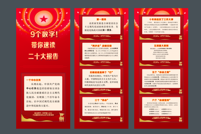 二十大  9个数字