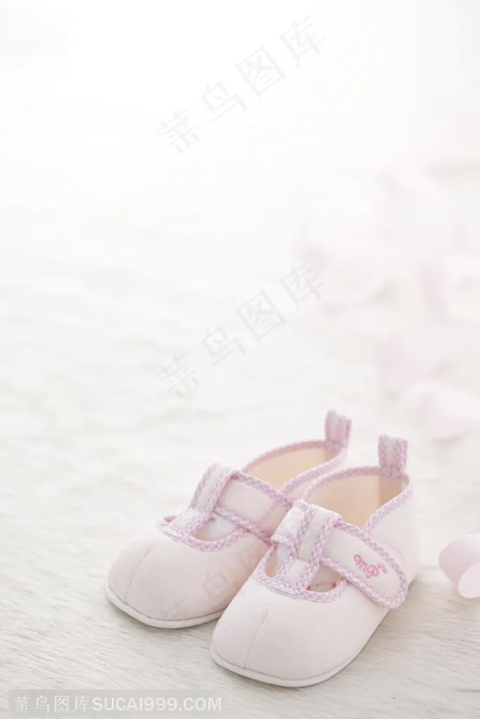 婴幼儿用品广告素材 婴儿鞋特写