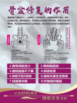 骨盆修复海报