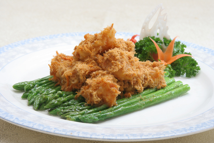 御笔肉松虾球   68元