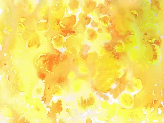 水彩颜料黄色背景图片