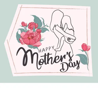 设计母亲节快乐节日素材