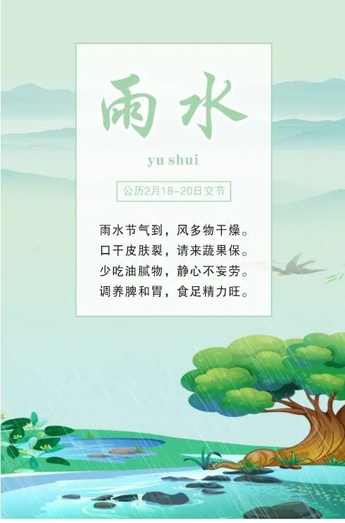中国传统文化 二十四节气 雨水