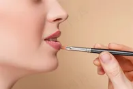 化妆的性感美女素材