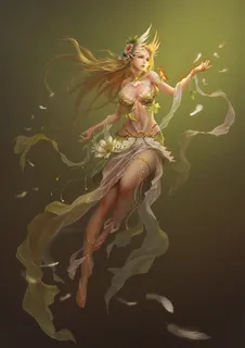 CG人物角色之生命女神 CG人物角色之生命女神