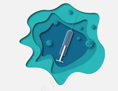 疫苗接种扁平化插画图片 疫苗接种扁平化插画图片