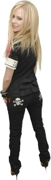 艾薇儿·拉维尼 PNG免抠(173x600)