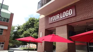 高端店面门头智能贴图样机