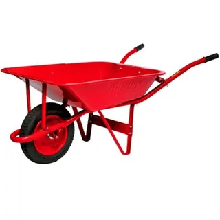 手推车PNG图片红色免抠