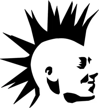 朋克发型 PNG免抠