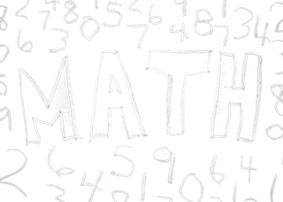 数学白字背景少儿兴趣班