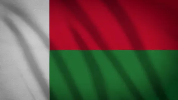 马达加斯加, 非洲, 符号, 旗帜, 国家的, 国家, 风