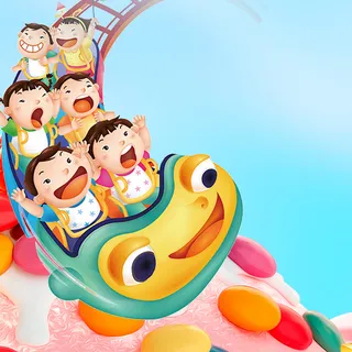 儿童游乐区插画