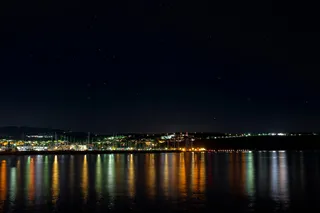 高清星空夜空城市夜景
