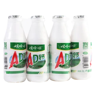 娃哈哈AD钙奶3超市商品白底图免抠实物摄影png格式图片透明底