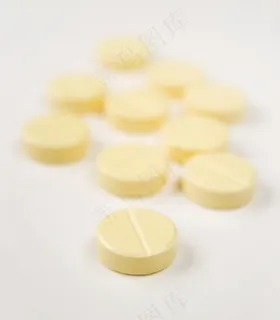 淡黄色药片图片