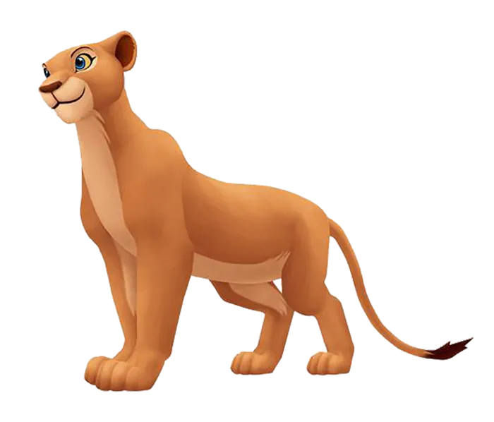 母狮子简笔画素材卡通