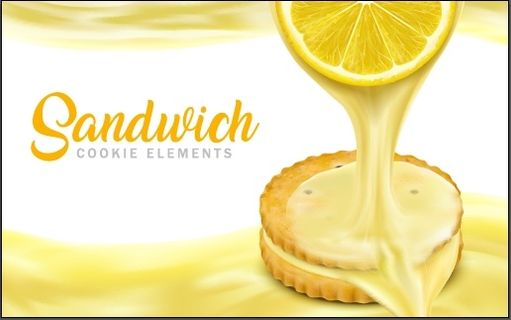 设计广告饮食饼干