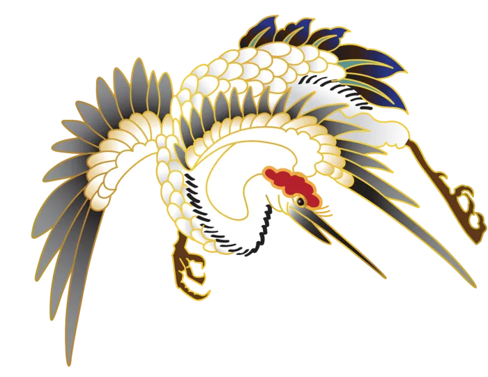 中国风古典中式国潮风手绘飞鹤图案仙鹤装饰素材PNG免抠插画元素