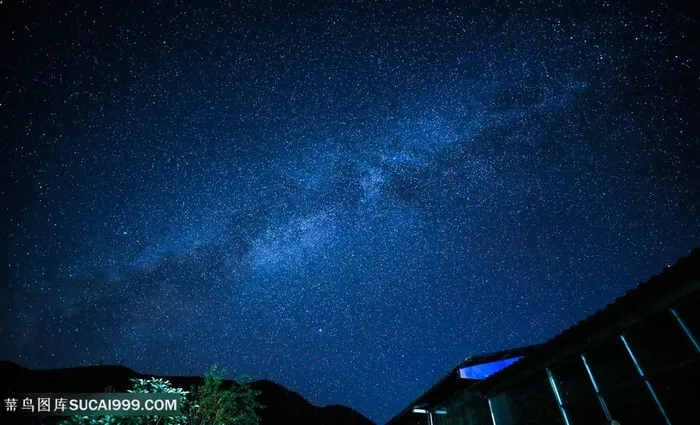 云南无量山浩瀚银河星空