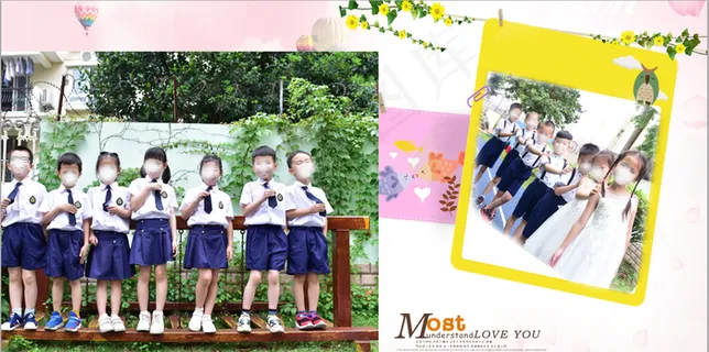 相册儿童宝宝PSD模版相册模版气球花草树木小孩清背景图免扣背景元素 相册儿童宝宝PSD模版相册模版气球花草树木小孩清背景图免扣背景元素