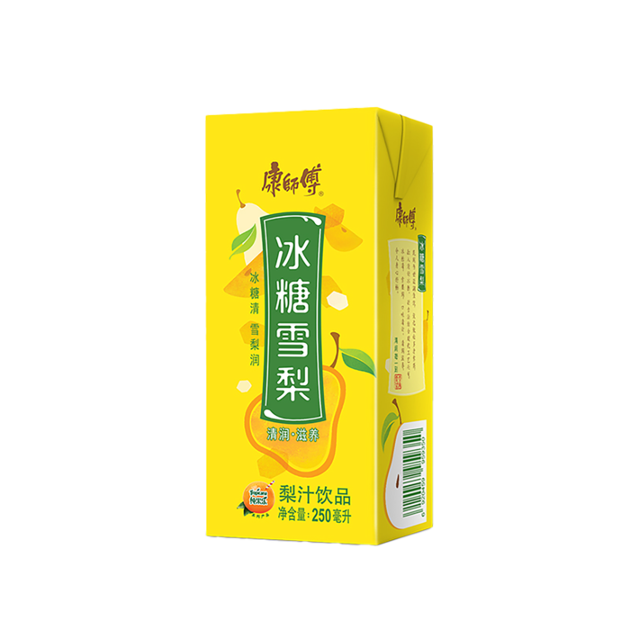 康师傅冰糖雪梨  1超市商品白底图免抠实物摄影png格式图片透明底