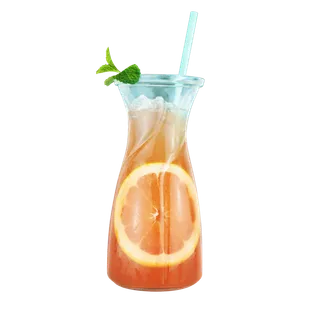 处暑解暑小清新西柚茶饮