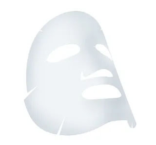 白色右边面膜化妆品素材png