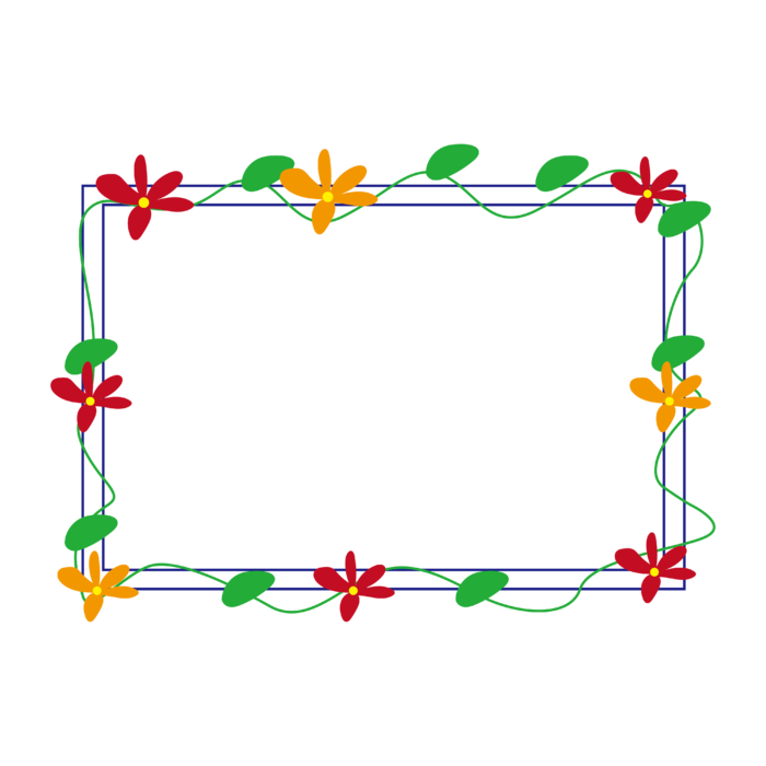 卡通创意花边框