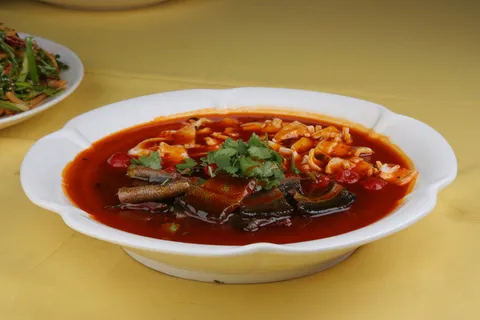 素腰烩鳝片 30元