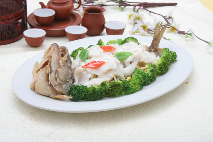 碧绿鲜汁鲈鱼 58元 (4)