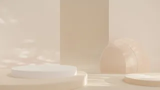 电商产品3D立体背景图主图场景 